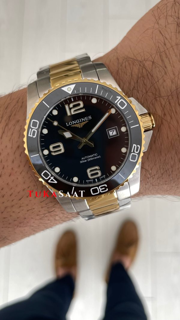 Longines Hydroconquest Siyah Two Tone