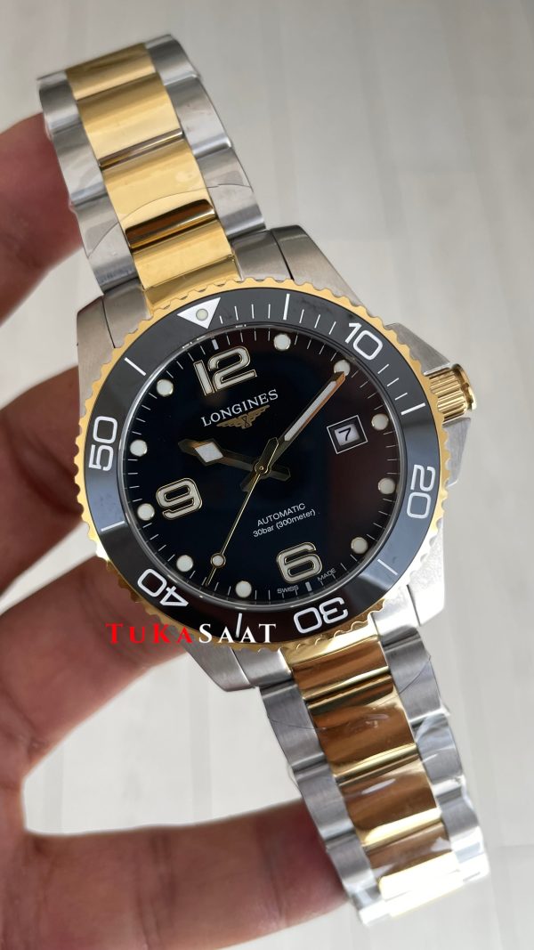 Longines Hydroconquest Siyah Two Tone
