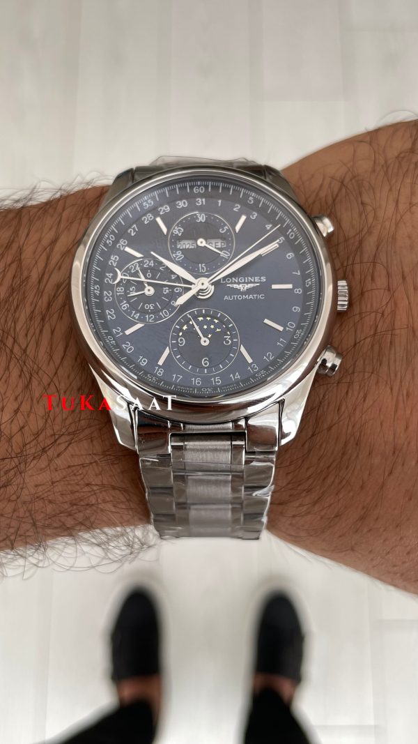 Longines Master Collection Moonphase Chrono Mavi
