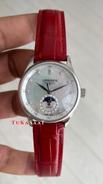 Longines Master Collection Moonphase Kırmızı Kadın Kol Saati