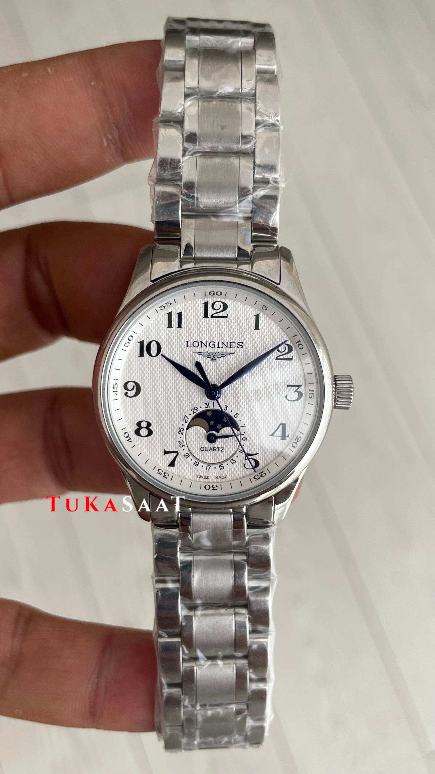 Longines Master Collection Moonphase Sedef Beyaz Kadın Kol Saati Longines Master Collection Moonphase Sedef Beyaz Kadın Kol Saati
