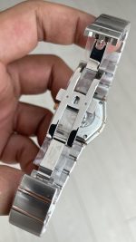 Omega Constellation Beyaz Taşlı Kadran 28mm Silver Rose Kadın Saati
