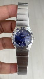 Omega Constellation Mavi 28mm Kadın Saati