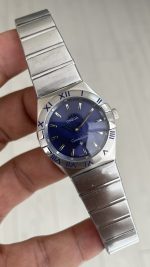 Omega Constellation Mavi 28mm Kadın Saati