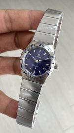 Omega Constellation Mavi 28mm Kadın Saati