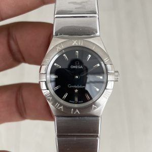 Omega Constellation Siyah 28mm Kadın Saati