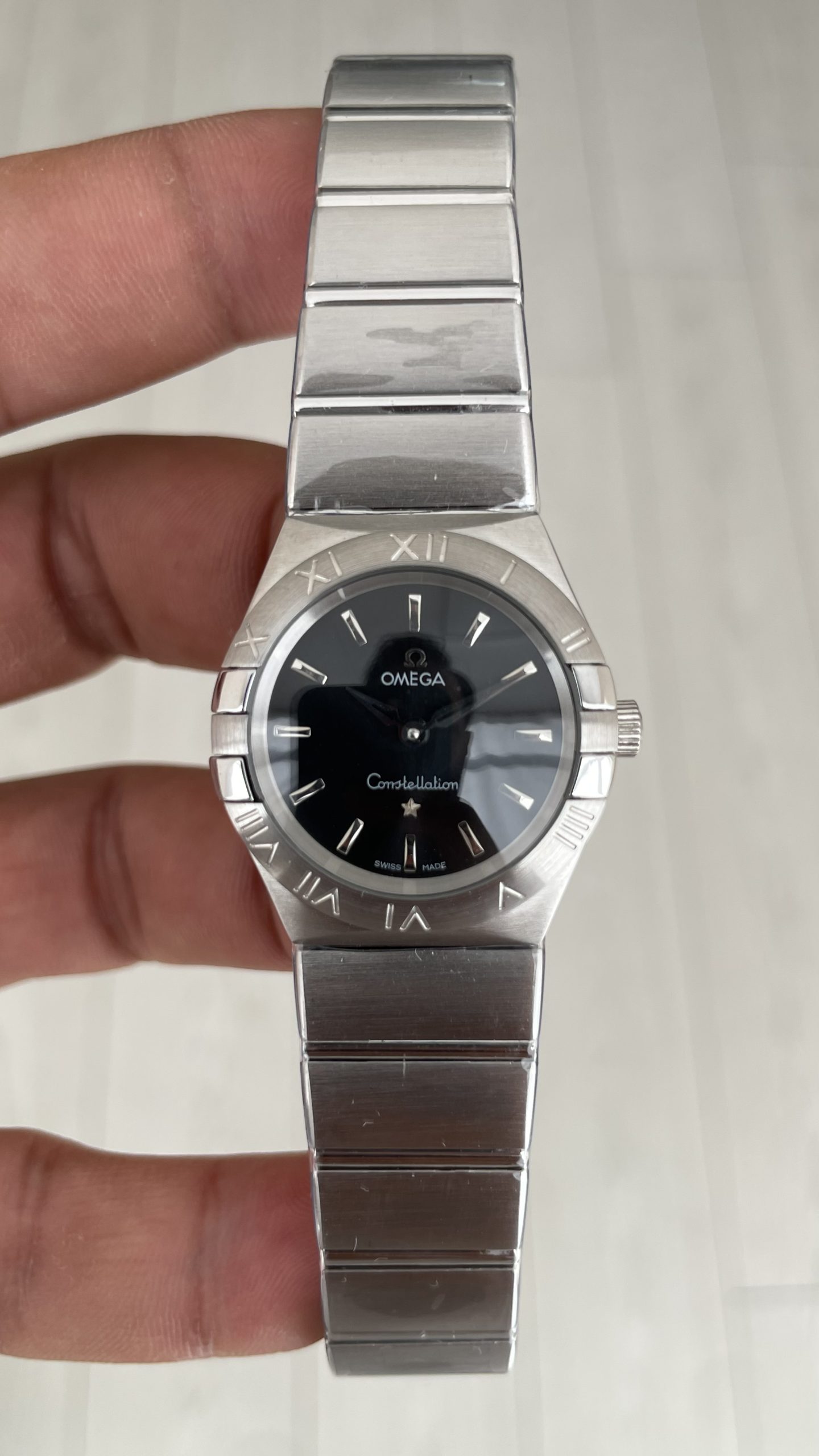 Omega Constellation Siyah 28mm Kadın Saati Omega Constellation Siyah 28mm Kadın Saati
