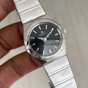Omega Constellation Siyah 28mm Kadın Saati