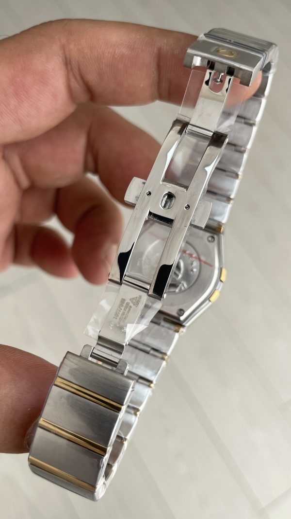 Omega Constellation Siyah Taşlı Kadran 28mm Silver Gold Kadın Saati Omega Constellation Siyah Taşlı Kadran 28mm Silver Gold Kadın Saati