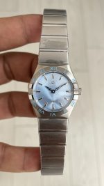 Omega Constellation Turkuaz 28mm Kadın Saati
