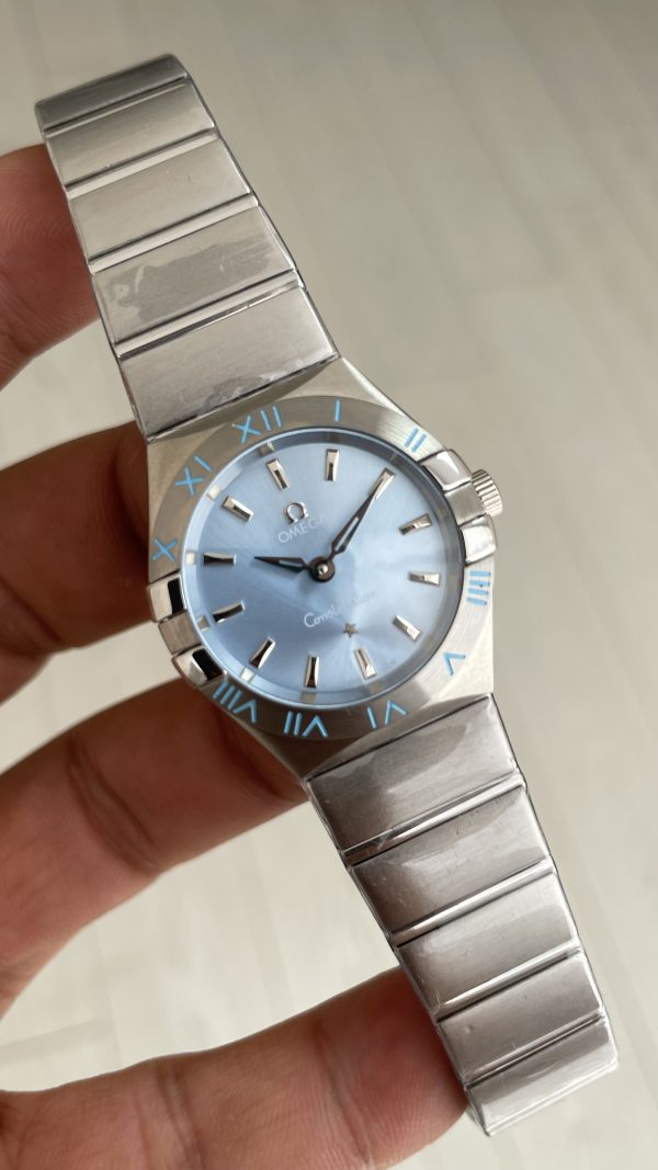Omega Constellation Turkuaz 28mm Kadın Saati Omega Constellation Turkuaz 28mm Kadın Saati