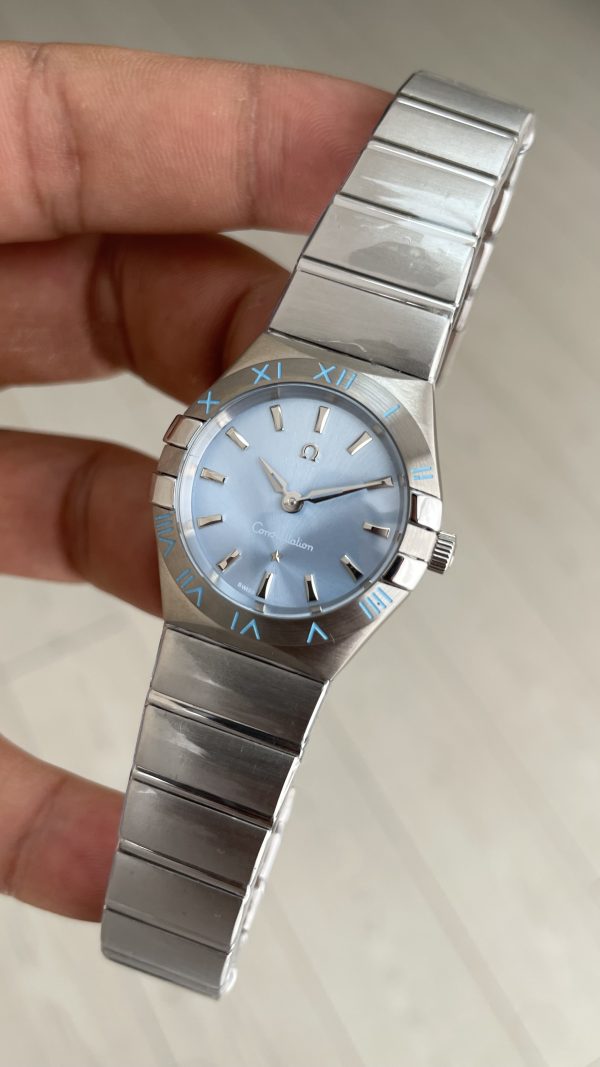 Omega Constellation Turkuaz 28mm Kadın Saati Omega Constellation Turkuaz 28mm Kadın Saati