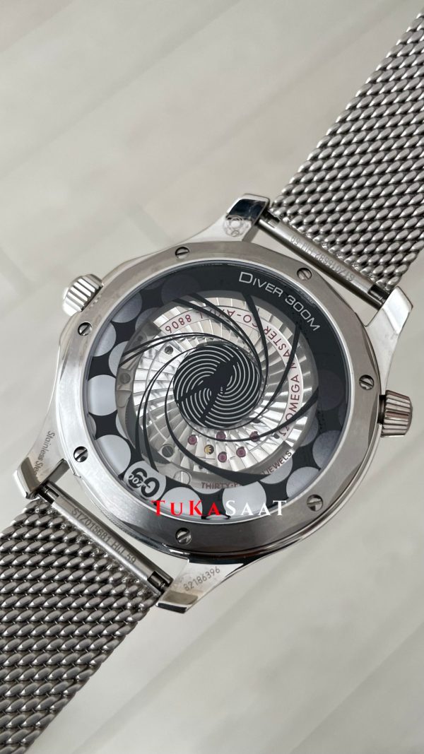Omega Seamaster Diver 300M James Bond 007 Mavi Kadran 60th Anniversary 42mm Super Clone Swiss ETA Saat VS Factory