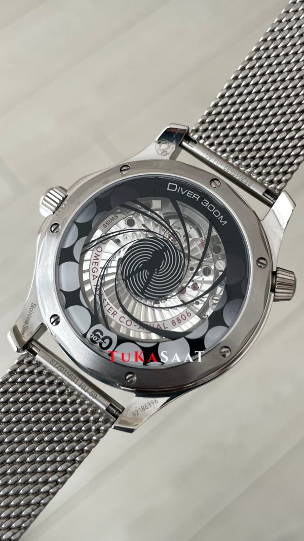 Omega Seamaster Diver 300M James Bond 007 Mavi Kadran 60th Anniversary 42mm Super Clone Swiss ETA Saat VS Factory