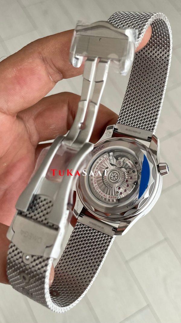 Omega Seamaster Diver 300M Siyah Kadran 42mm Mesh Bracelet Super Clone Swiss ETA Saat VS Factory