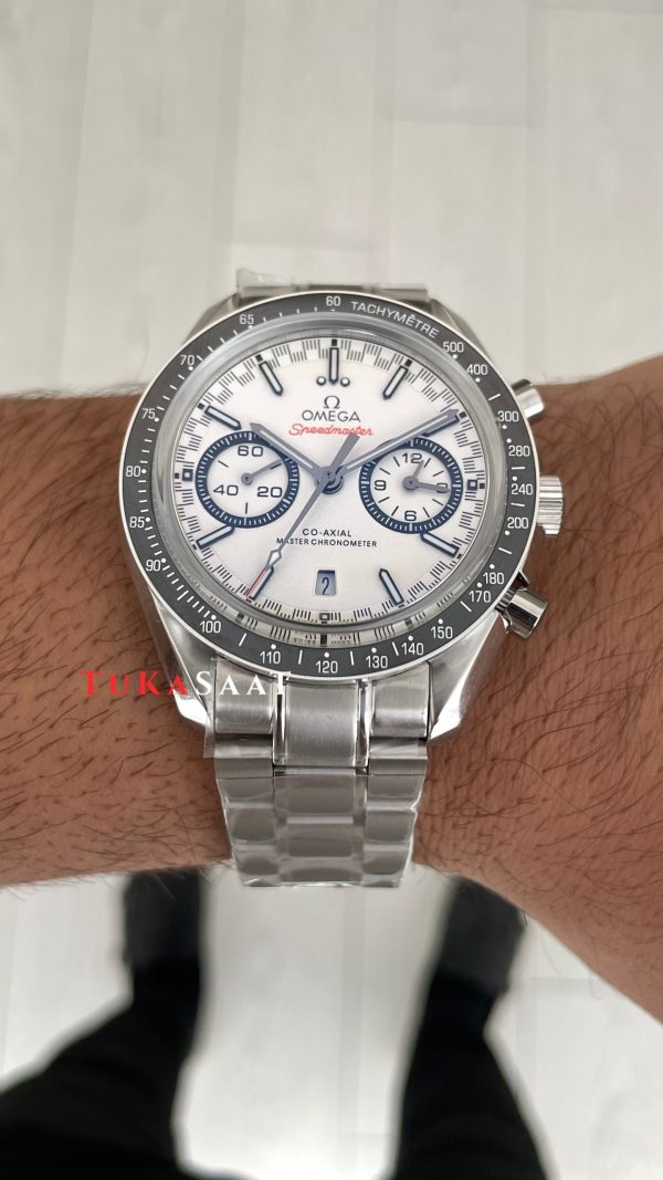 Omega Speedmaster Racing Panda 44mm Beyaz Super Clone ETA Swiss VS Factory Omega Speedmaster Racing Panda 44mm Beyaz Super Clone ETA Swiss VS Factory