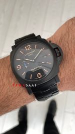 Panerai Luminor Marina Siyah Kadran PAM01562 PVD Black 44mm Replika Saat