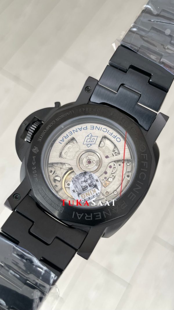 Panerai Luminor Marina Siyah Kadran PAM01562 PVD Black 44mm Replika Saat Panerai Luminor Marina Siyah Kadran PAM01562 PVD Black 44mm Replika Saat