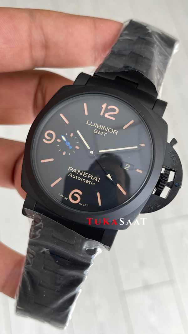 Panerai Luminor Marina Siyah Kadran PAM01562 PVD Black 44mm Replika Saat Panerai Luminor Marina Siyah Kadran PAM01562 PVD Black 44mm Replika Saat