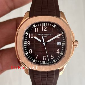 Patek Philippe Aquanaut Kahverengi 5167R Rose 40 mm Replika Saat
