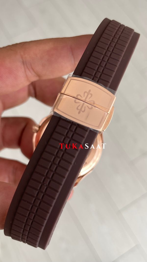 Patek Philippe Aquanaut Kahverengi 5167R Rose 40 mm Replika Saat