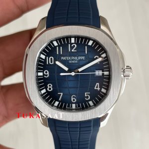 Patek Philippe Aquanaut Mavi Kadran 5168G Silver 40 mm Replika Saat