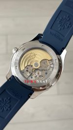 Patek Philippe Aquanaut Mavi Kadran 5168G Silver 40 mm Replika Saat