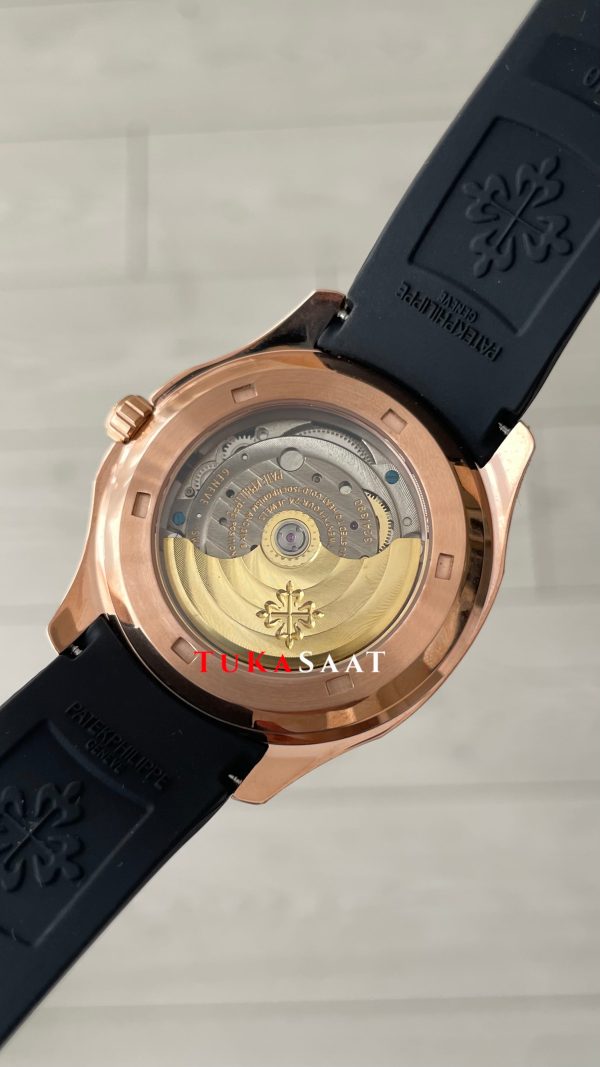 Patek Philippe Aquanaut Siyah Kadran 5167 Rose 40 mm Replika Saat Patek Philippe Aquanaut Siyah Kadran 5167 Rose 40 mm Replika Saat