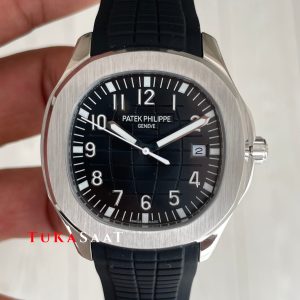Patek Philippe Aquanaut Siyah Kadran 5167 Silver 40 mm Replika Saat