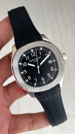 Patek Philippe Aquanaut Siyah Kadran 5167 Silver 40 mm Replika Saat