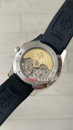 Patek Philippe Aquanaut Siyah Kadran 5167 Silver 40 mm Replika Saat