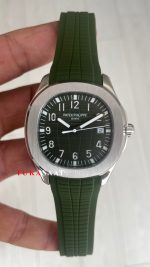 Patek Philippe Aquanaut Yeşil Kadran 5168G Silver 40 mm Replika Saat