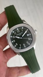 Patek Philippe Aquanaut Yeşil Kadran 5168G Silver 40 mm Replika Saat