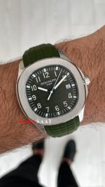 Patek Philippe Aquanaut Yeşil Kadran 5168G Silver 40 mm Replika Saat