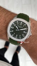Patek Philippe Aquanaut Yeşil Kadran 5168G Silver 40 mm Replika Saat