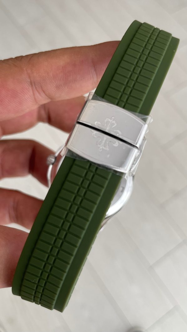 Patek Philippe Aquanaut Yeşil Kadran 5168G Silver 40 mm Replika Saat Patek Philippe Aquanaut Yeşil Kadran 5168G Silver 40 mm Replika Saat
