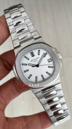 Patek Philippe Nautilus 5711 Beyaz Kadran 40mm Swiss ETA Saat
