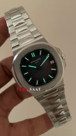 Patek Philippe Nautilus 5711 Mavi Kadran 40mm Super Clone Swiss ETA Saat PP Factory