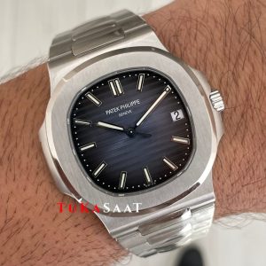 Patek Philippe Nautilus 5711 Mavi Kadran 40mm Super Clone Swiss ETA Saat PP Factory