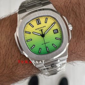 Patek Philippe Nautilus Aet Remould Hawaii Sunset 5711 Silver 40 mm Replika Saat