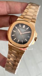 Patek Philippe Nautilus Chocolate 5711R Brown Dial 40 mm Rose Gold Super Clone Swiss ETA Saat PP Factory