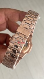 Patek Philippe Nautilus Kahverengi Kadran 5711 Rose 40mm Replika Saat
