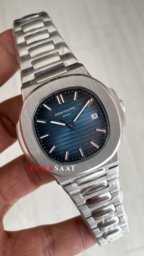 Patek Philippe Nautilus Mavi 5711 Replika Saat Patek Philippe Nautilus Mavi 5711 Replika Saat