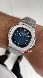 Patek Philippe Nautilus Mavi 5711 Replika Saat