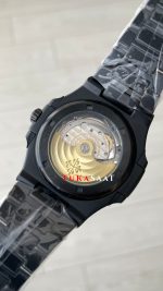 Patek Philippe Nautilus Mavi Kadran 5711 PVD Black 40 mm Replika Saat