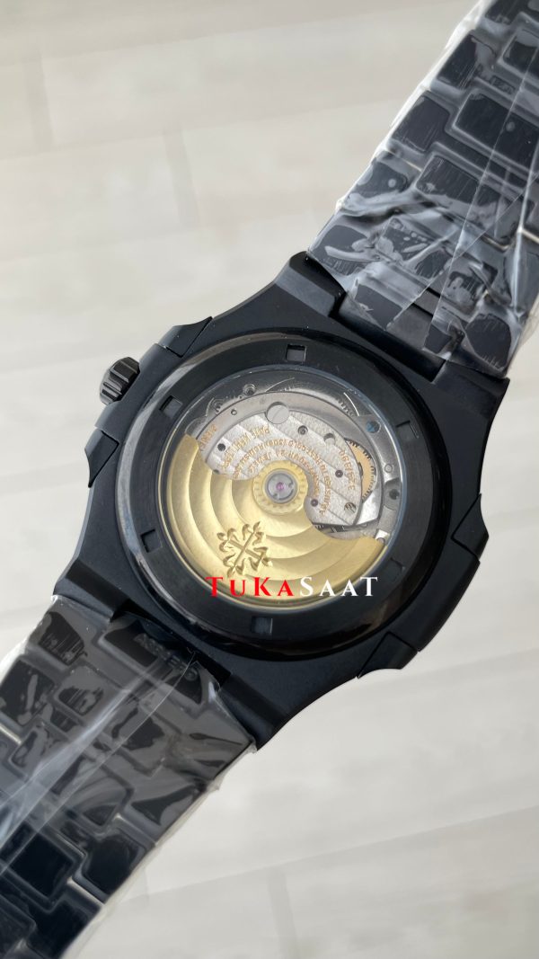 Patek Philippe Nautilus Siyah Kadran 5711 PVD Black 40 mm Replika Saat
