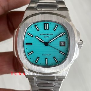 Patek Philippe Nautilus Tiffany 5711 Silver 40 mm Replika Saat