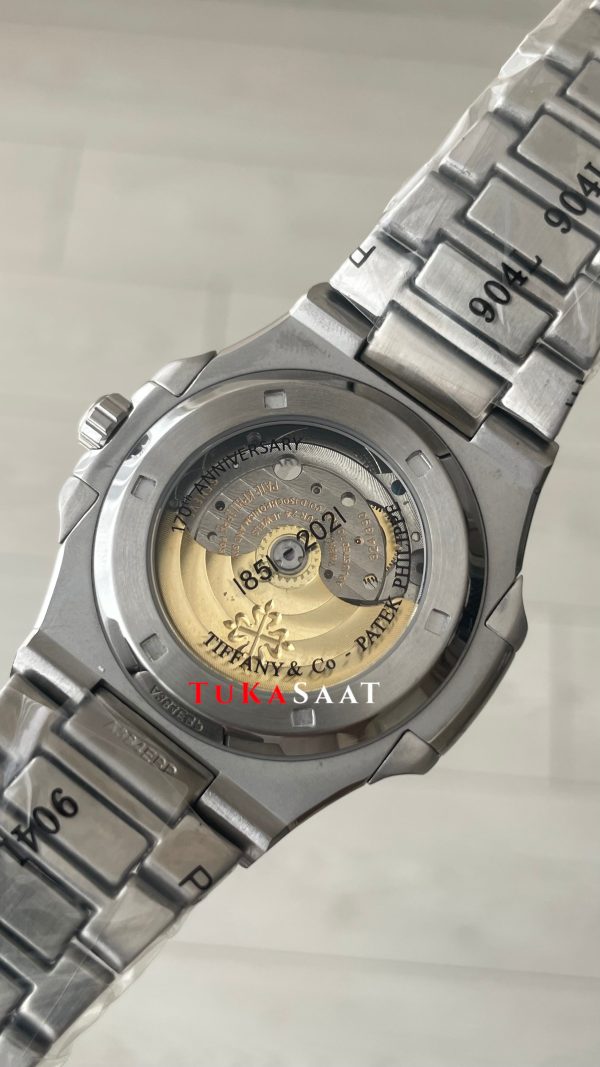 Patek Philippe Nautilus Tiffany 5711 Silver 40 mm Replika Saat Patek Philippe Nautilus Tiffany 5711 Silver 40 mm Replika Saat