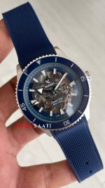 Rado Captain Cook iskelet Mavi Kauçuk