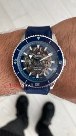 Rado Captain Cook iskelet Mavi Kauçuk